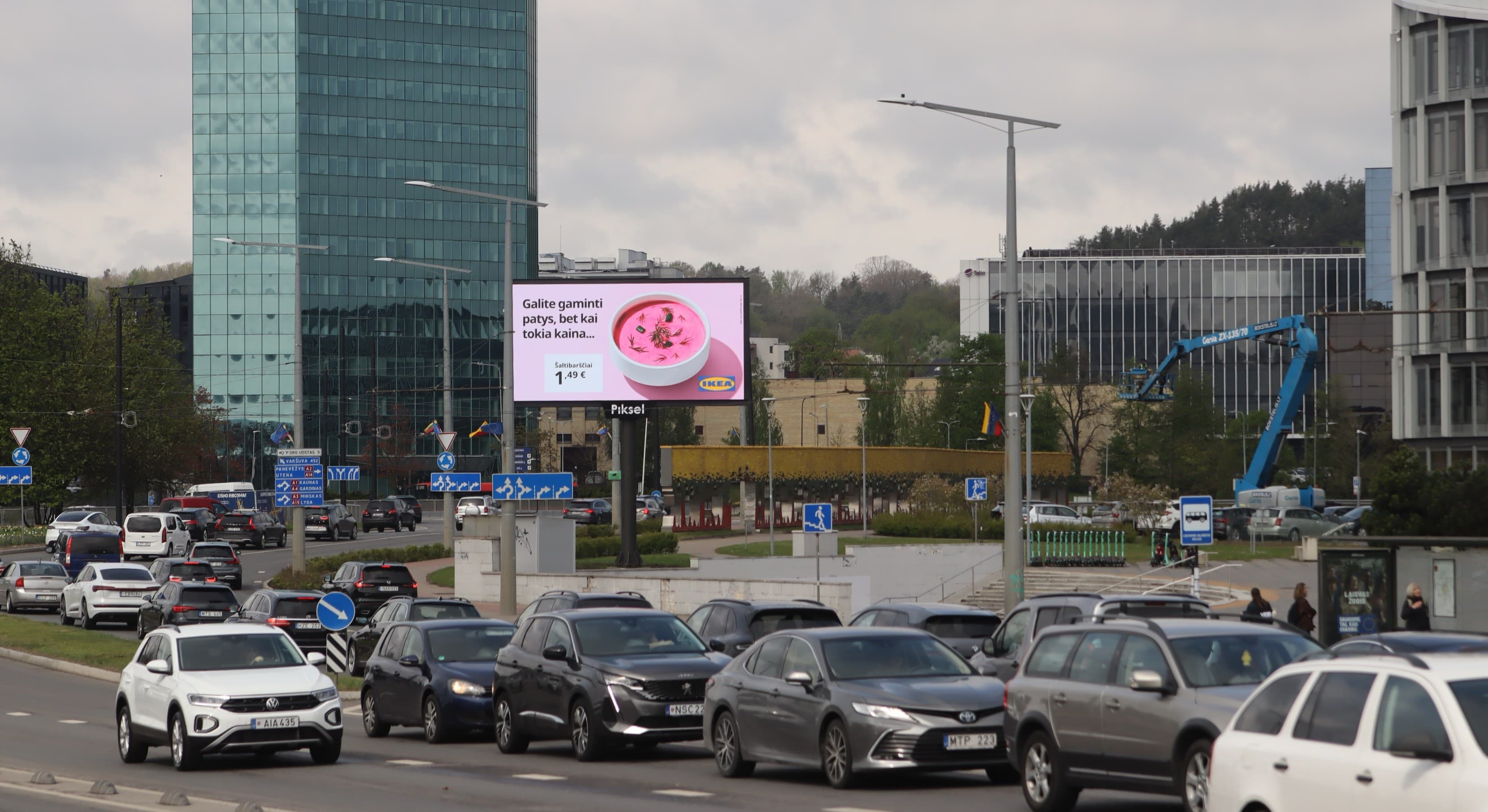 Laisvės kelias Piksel ekranas